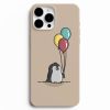 Balon Tutan penguen tasarimli telefon kilifi