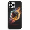 alevli basketbot topu desenli telefon kilifi