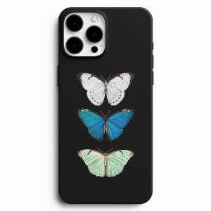 Alt Alta Üç Kelebek Desenli Telefon Kılıfı