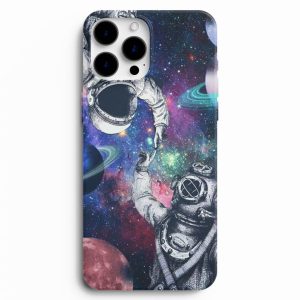 Astronot Diriliş Desenli Telefon Kılıfı