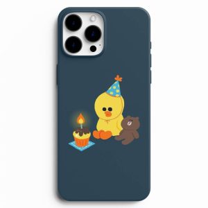 Doğum Günü Pastası Ve Civciv Baskılı Telefon Kılıfı