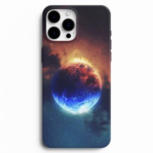 Gezegen Ve Uzay Tasarımlı Telefon Kılıfı