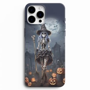 Halloween İskelet Tasarımlı Telefon Kılıfı