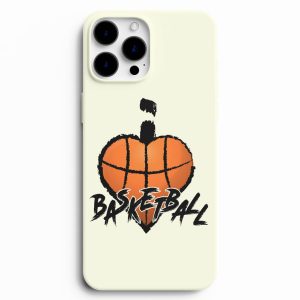 I Love Basketball Tasarımlı Telefon Kılıfı
