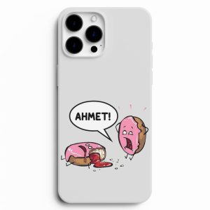 Isırılmış Donut Baskılı Telefon Kılıfı