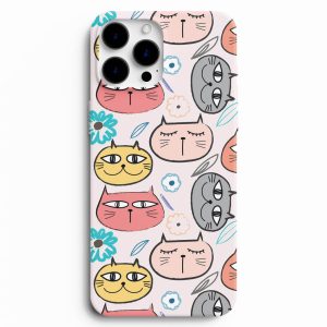 Kedi Desenli Özel Telefon Kılıfı Baskı