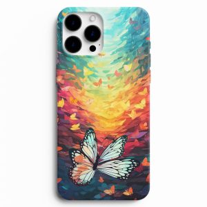 Kelebek Baskılı Özel Telefon Kılıfı