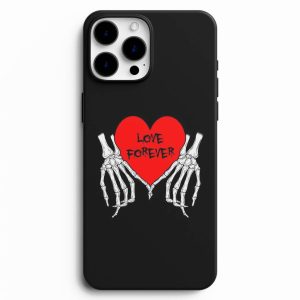Love Forever İskelet Tasarımlı Telefon Kılıfı