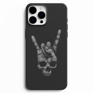 Metal Ve Rock Müziği Selamı Tasarımlı Telefon Kılıfı