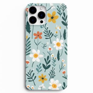 Papatya Desenli Özel Baskı Telefon Kılıfı
