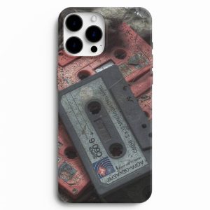 Retro Kaset Baskılı Cep Telefonu Kılıfı