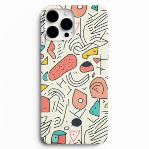 Sanat Art Vektör Desenli Telefon Kılıfı