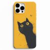 sevimli kedi tasarimli telefon kabi