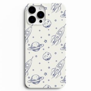 Uzay Roketi Desenli Telefon Kılıfı