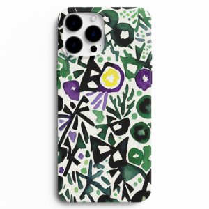 Vektör Çizim Desenli Art Telefon Kılıfı