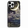 yildizli gece de hilal desenli telefon kilif baski