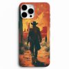 arkadan gorunumlu kowboy resimli telefon kabi