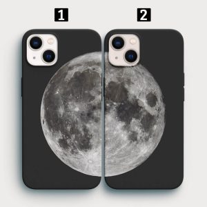 Ay Baskılı İkili Telefon Kılıfı