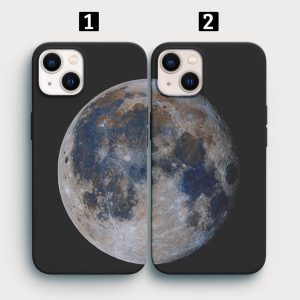 Ay Tasarımlı Birbirini Tamamlayan İkili Telefon Kılıfı