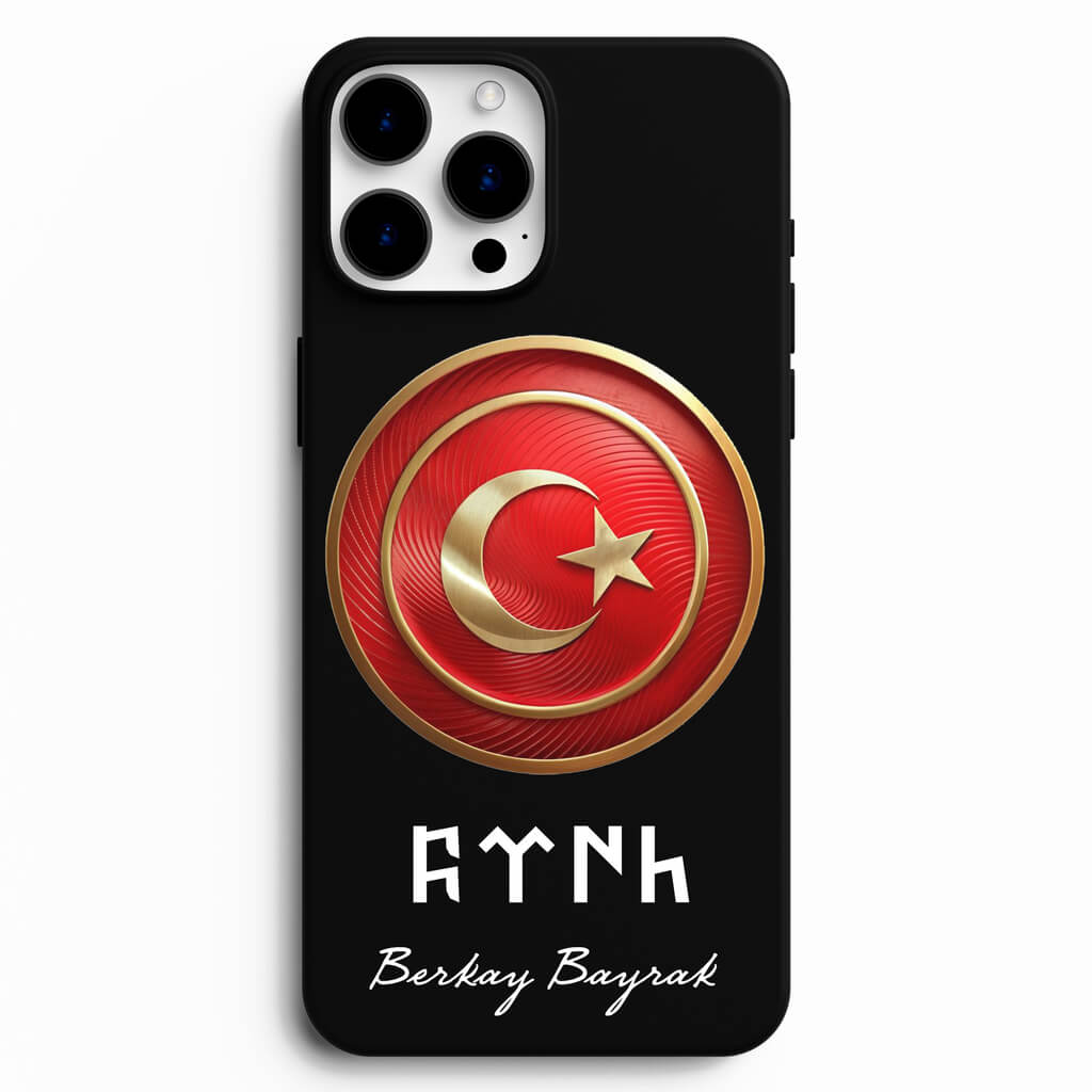 Ay Yıldız Baskılı İsme Özel Telefon Kabı