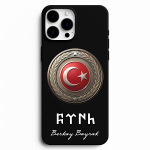 Ay Yıldız Tasarımlı Kişiye Özel Telefon Kapağı