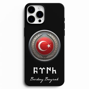 Bayrak Tasarımlı Kişiye Özel Telefon Kabı
