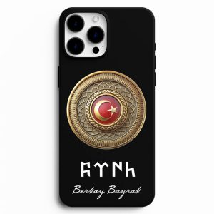 Göktürkçe Türk Baskılı Ülkücü Tasarım Telefon Kılıfı