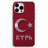 turk bayragi desenli telefon kilifi