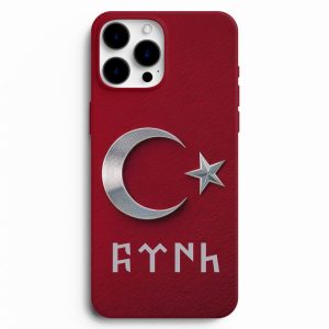 Türk Bayrağı Desenli Telefon Kılıfı