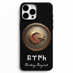 Türk Bayrağı Özel Baskılı Telefon Kapağı