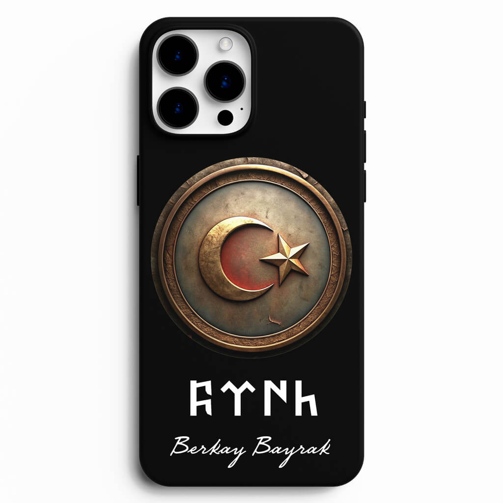 Türk Bayrağı Özel Baskılı Telefon Kapağı