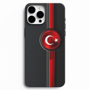Türk Bayrağı Tasarımlı Kişiye Özel Telefon Kılıfı
