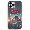 Bayrak Ve Camii tasarimli telefon kilifi