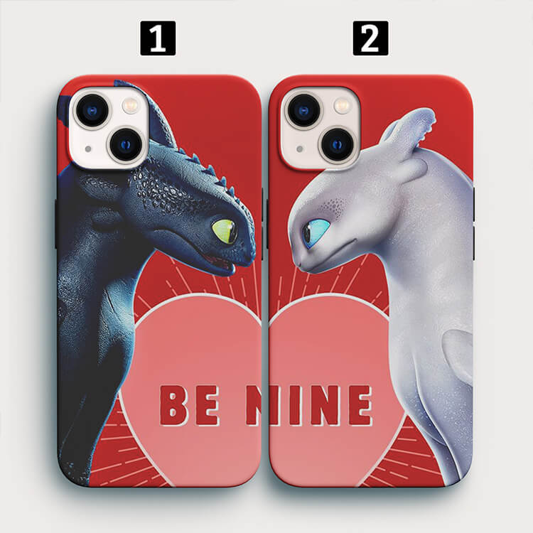 Be Mine Dişsiz Ejderha İkili Telefon Kılıfı