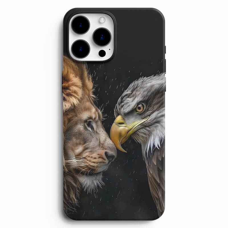 Aslan ve Kartal Tasarımlı Telefon Kılıfı
