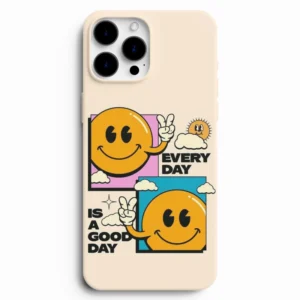Smiley desenli telefon kılıfı