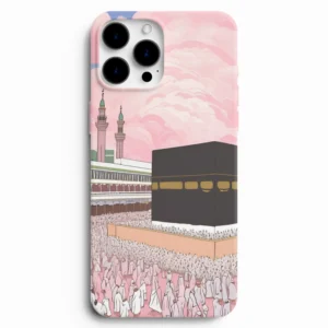 Kâbe desenli telefon kılıfı