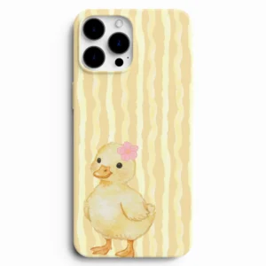 Pastel ördek desenli telefon kılıfı