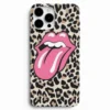Leopar desenli pop art telefon kılıfı