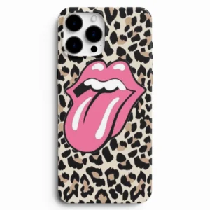 Leopar desenli pop art telefon kılıfı