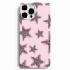 Modern pembe desenli koruyucu telefon kapağı