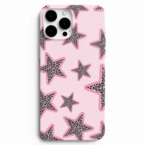 Modern pembe desenli koruyucu telefon kapağı