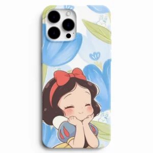 Sevimli prenses desenli koruyucu telefon kılıfı