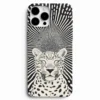 Hipnotik leopar figürlü telefon kılıfı tasarımı
