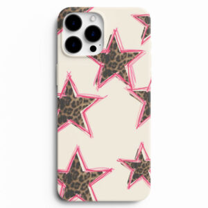 Leopar desenli modern telefon kılıfı modeli