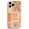 Make Today Special kolaj desenli silikon lansman telefon kılıfı